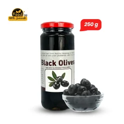 Black Zaitoon -250g 1 Jar - কালো জয়তুন ২৫০ গ্রাম ১ জার